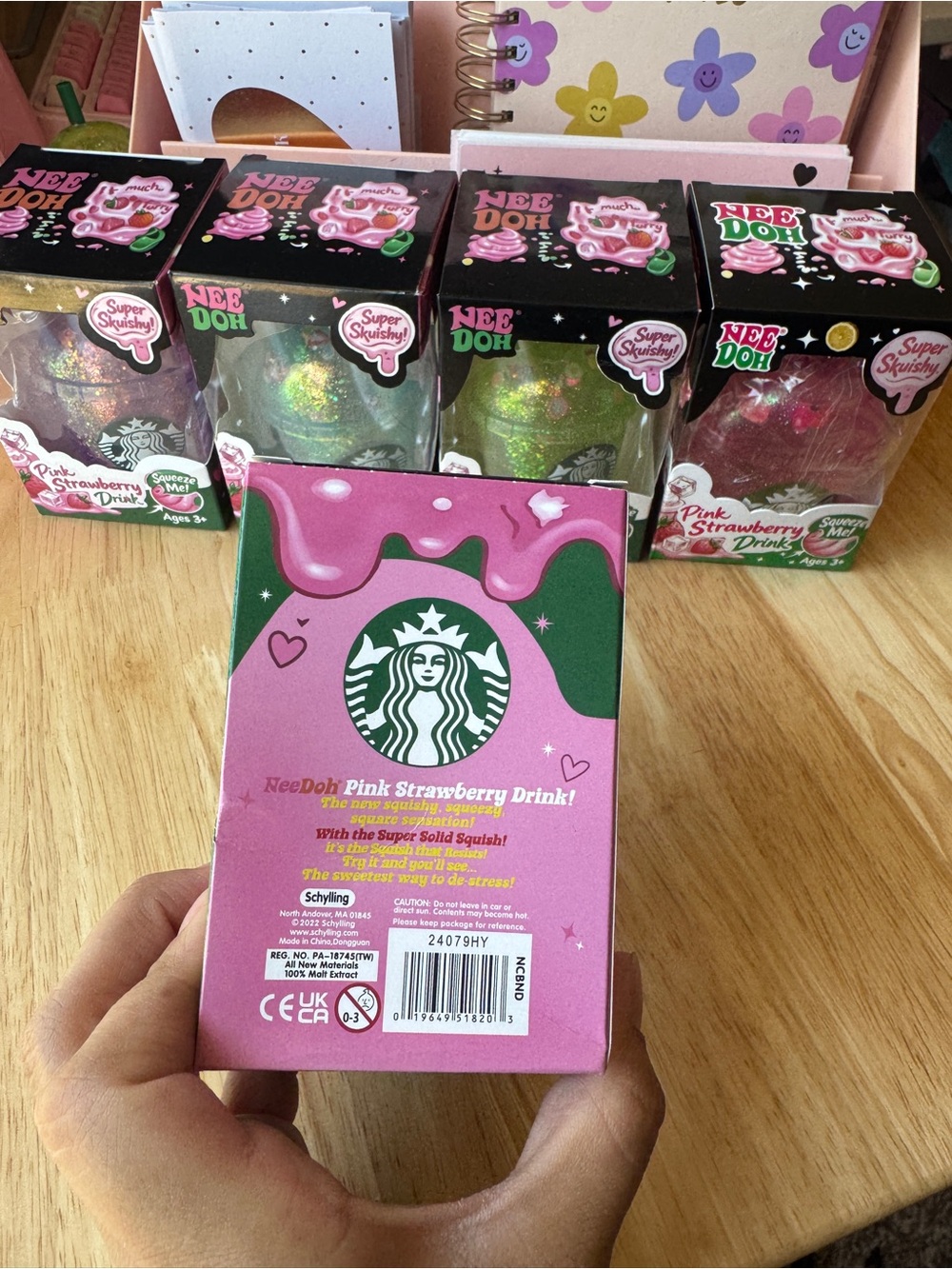 Starbucks Purple Glitter Squishy drink Toy - Large - Picture 4 of 5